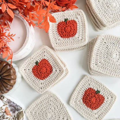 Pumpkin Granny Square Blanket Crochet Pattern PDF – Fall Blanket