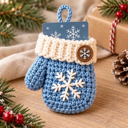 8 Christmas Gift Card Holder Crochet Patterns PDF – Ornament Bundle