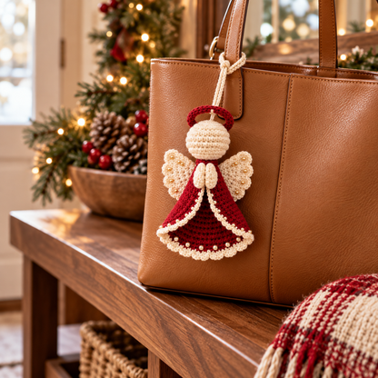 Christmas Angel Ornament Crochet Pattern PDF – Amigurumi Tree Decor