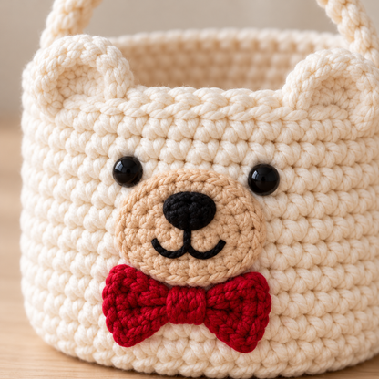 9 Christmas Crochet Basket Patterns PDF Bundle – Santa, Snowman & Reindeer