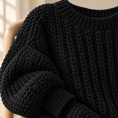 Oversized Crochet Sweater Pattern PDF – Beginner Textured Pullover