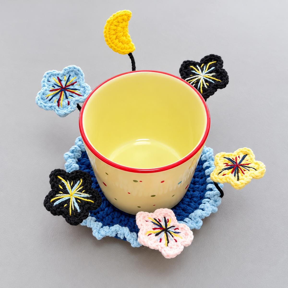 9-in-1 Pop Up Flower Coaster Crochet Pattern PDF – Floral & Holiday Designs