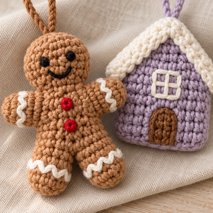 15 Christmas Crochet Ornament Patterns Bundle PDF – Amigurumi Tree Decor