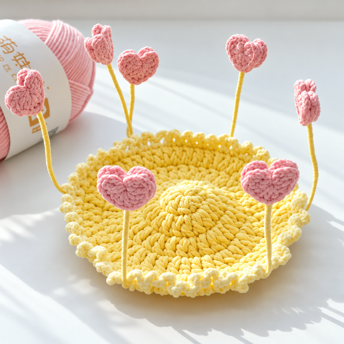 9-in-1 Pop Up Flower Coaster Crochet Pattern PDF – Floral & Holiday Designs