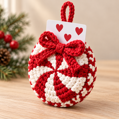 8 Christmas Gift Card Holder Crochet Patterns PDF – Ornament Bundle