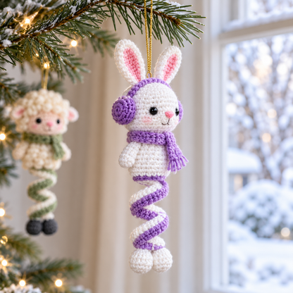 15 Christmas Spiral Ornaments Crochet Pattern Bundle PDF – Amigurumi Decorations