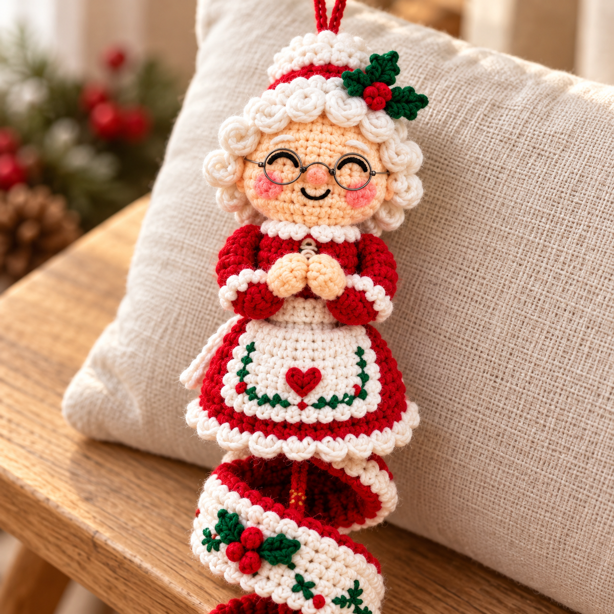 Christmas Spiral Ornaments Crochet Pattern Bundle PDF – Snowman & Santa