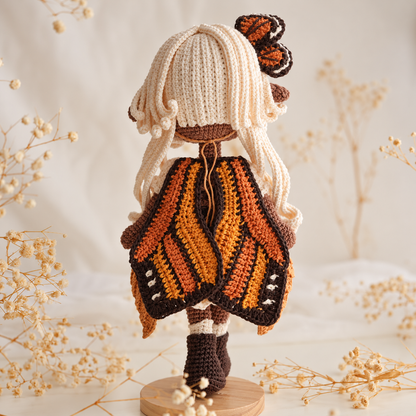 Mona Little Elf Crochet Pattern PDF – Butterfly Amigurumi Doll