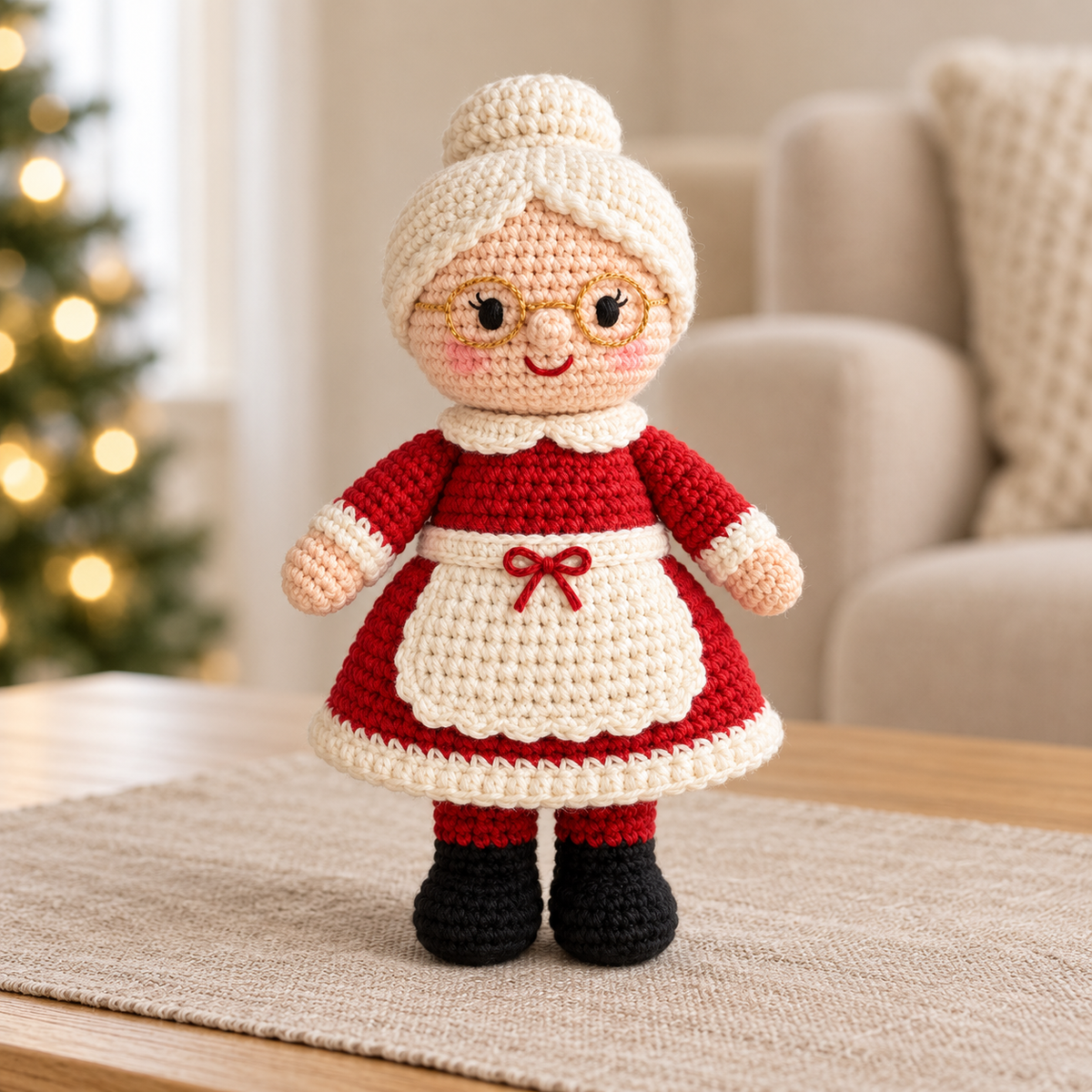 5 Christmas Crochet Doll Patterns PDF – Santa, Elf & Reindeer Bundle