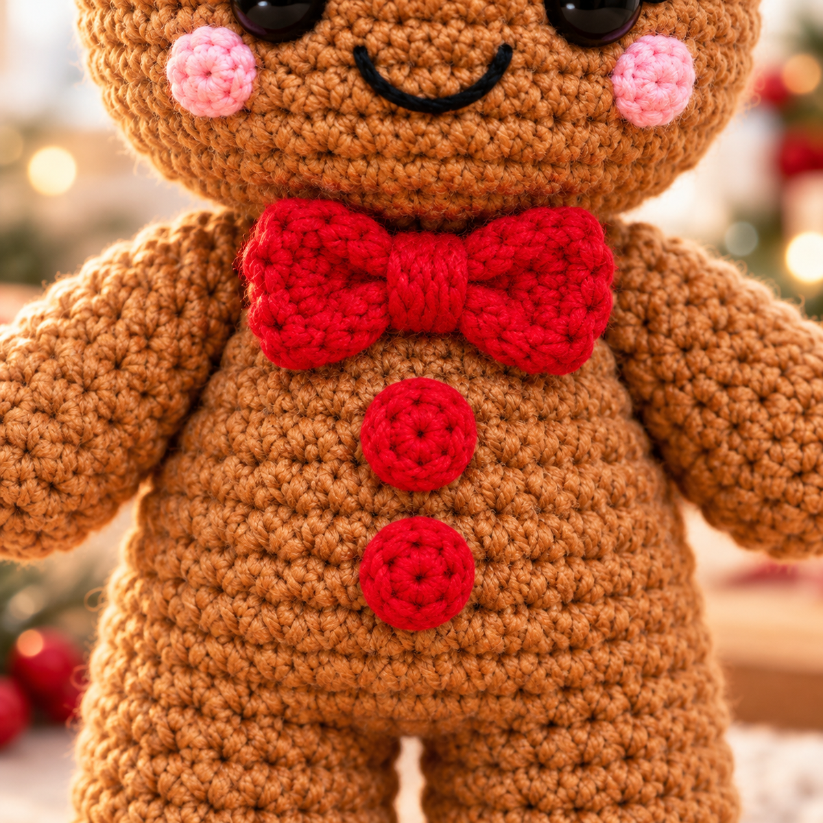 Gingerbread Couple Crochet Pattern PDF – Christmas Amigurumi Dolls