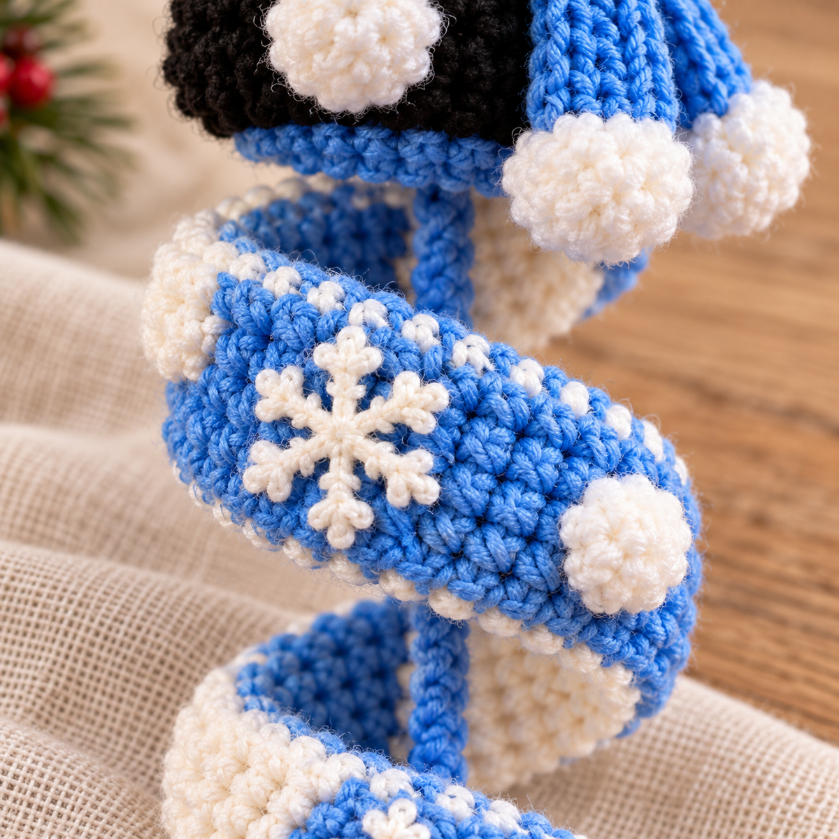 Christmas Spiral Ornaments Crochet Pattern Bundle PDF – Snowman & Santa