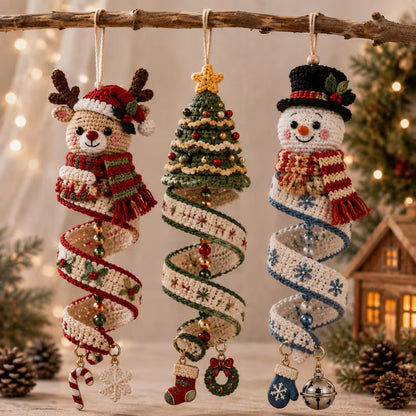 10+ Christmas Amigurumi Ornament Patterns – Spiral Crochet Bundle PDF